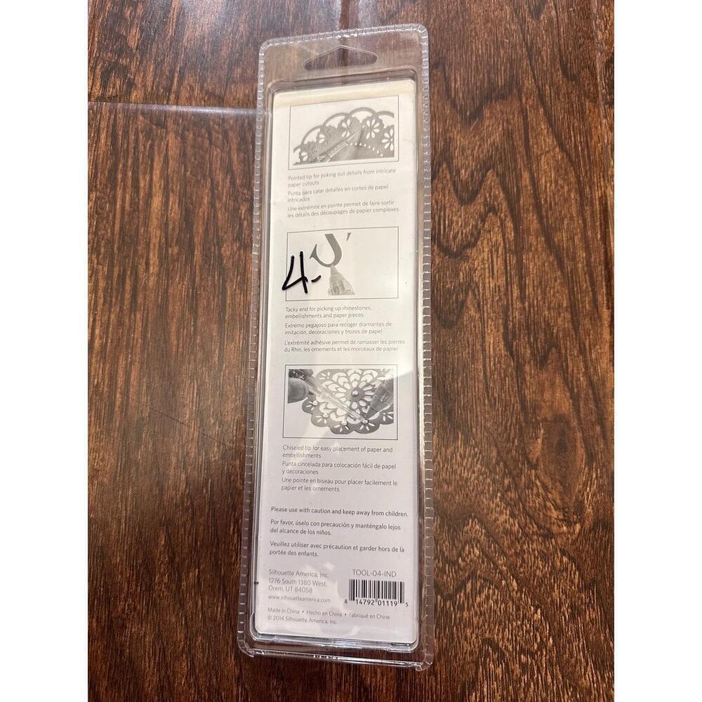 NEW Silhouette Pick-Me-Up Crafting Tool Blue Teal Tacky Tip Stylus Precision - Picture 3 of 3